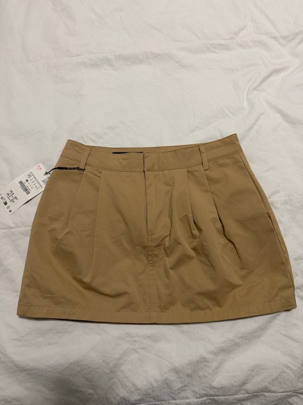 Zara Tan Mini Skirt